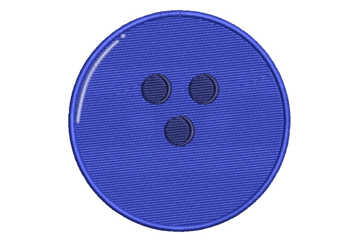 Blue Bowling Ball