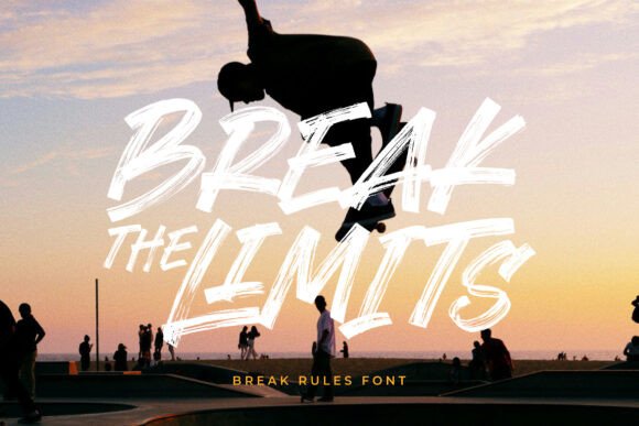 Break Rules Font - Preview 4