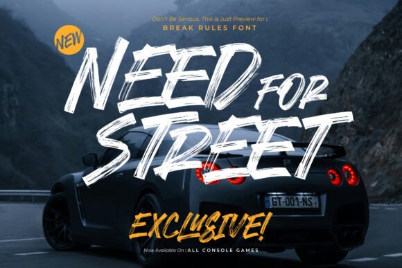 Break Rules Font - Preview 6