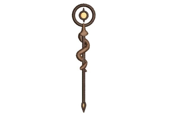 Brown and Orange Wand