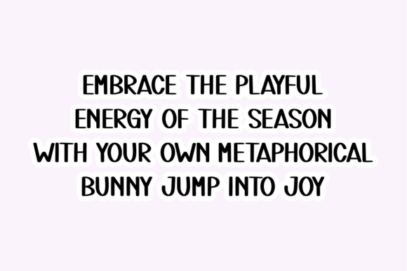 Bunny Jump Font - Preview 1