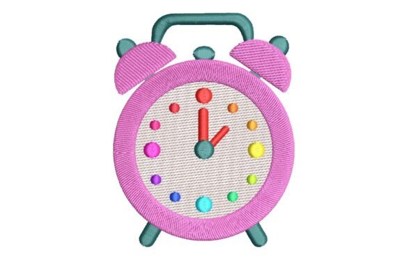 Colorful Retro Alarm Clock