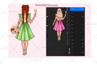 Customizable Characters Graphics DIY Character Creator, Customizable Back Graphic by ArtDekoCo ...