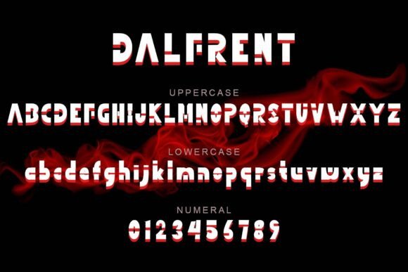 Dalfrent Font - Preview 5