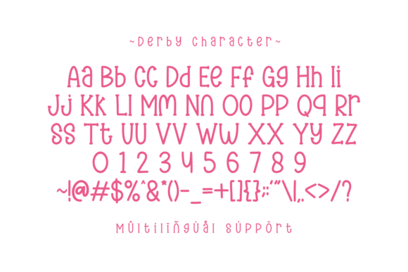 Derby Font - Preview 1