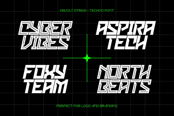 Devolt Strike Font - Preview 2