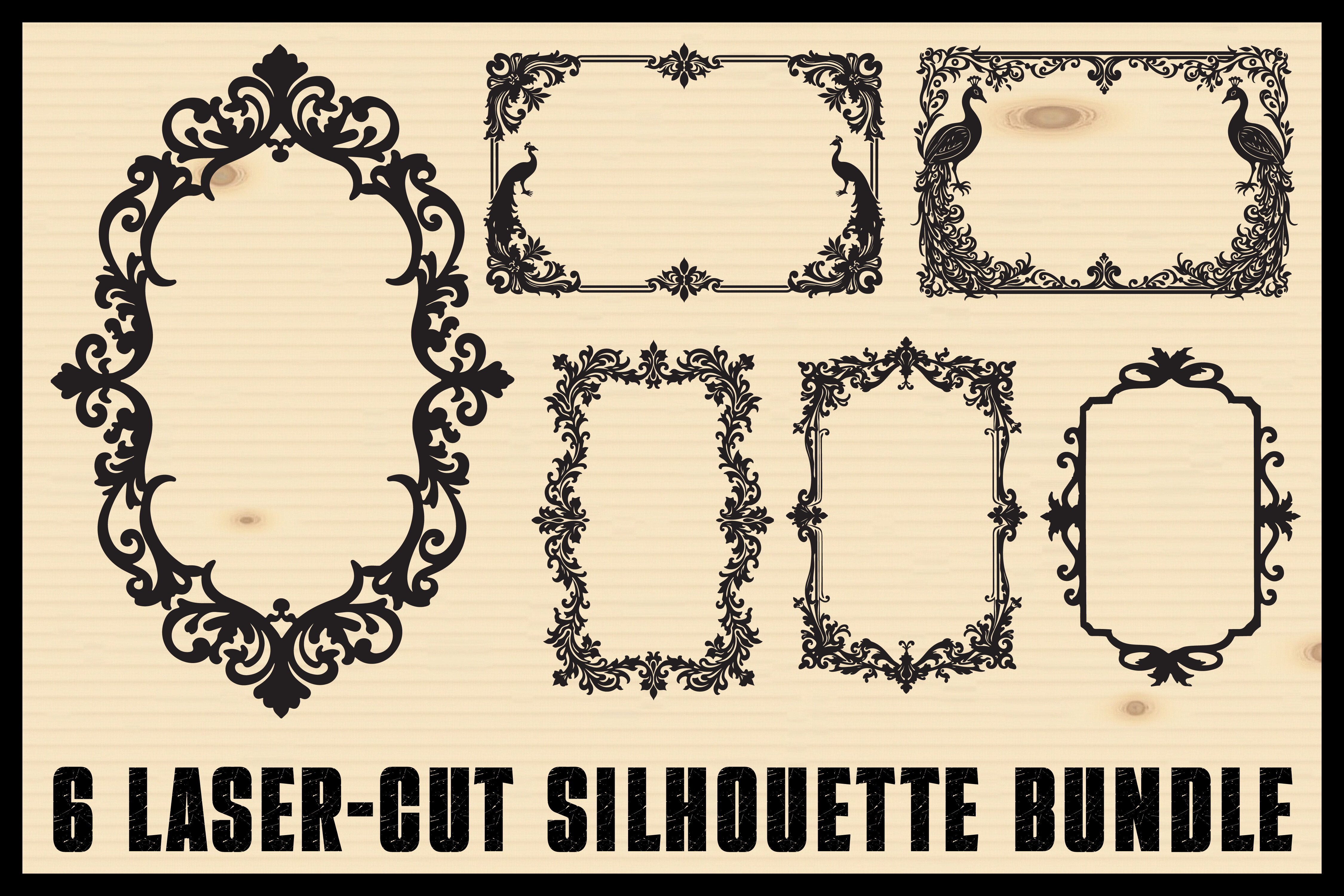Elegant Laser Cut Frame Bundle
