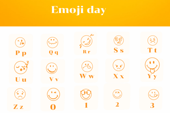 Emoji Day Font - Preview 2