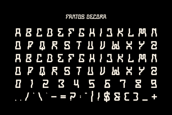 Fantos Decora Font - Preview 5
