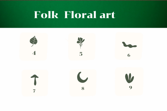 Folk Floral Art Font - Preview 3