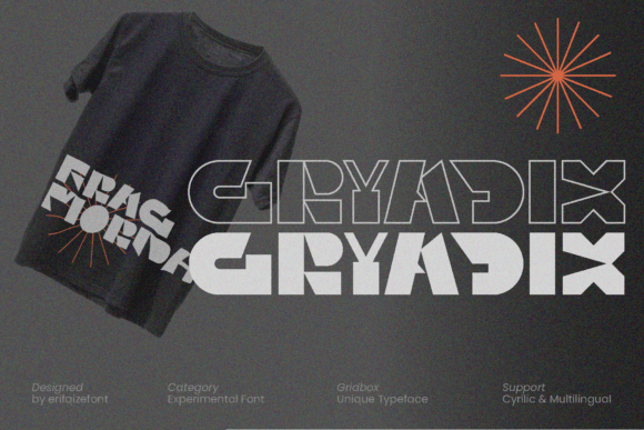 Gridbox Font PNG with transparent background - Preview 3