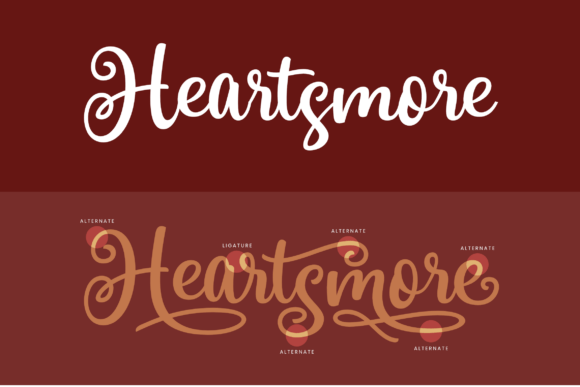 Heartsmore Font - Preview 2