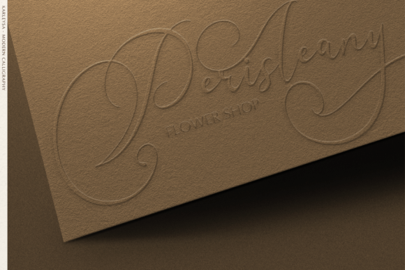 Karleysa Font PNG with transparent background - Preview 5