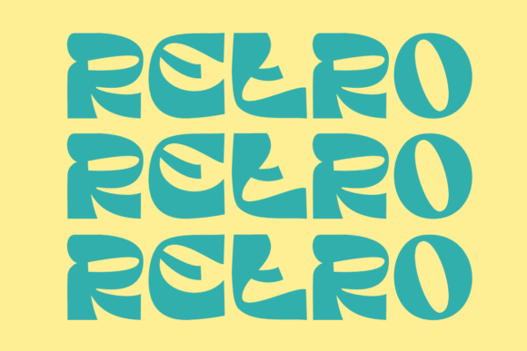 Koevas Groovy Font PNG with transparent background - Preview 2