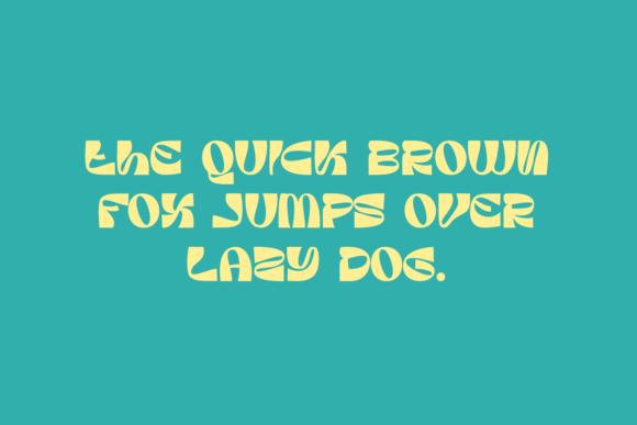 Koevas Groovy Font PNG with transparent background - Preview 3