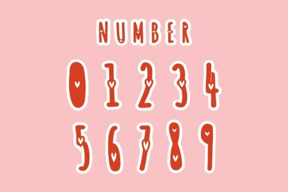 Love Mother Font PNG with transparent background - Preview 5