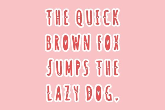 Love Mother Font PNG with transparent background - Preview 6