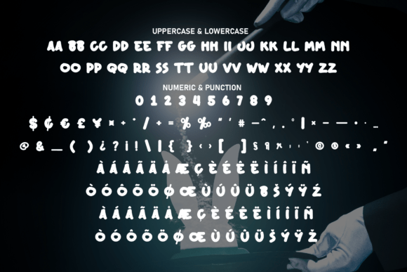 Magic Trick Font PNG with transparent background - Preview 6