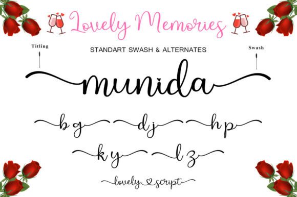 Memories Remontada Font PNG with transparent background - Preview 2
