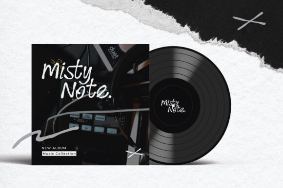 Misty Note Font font preview - 5