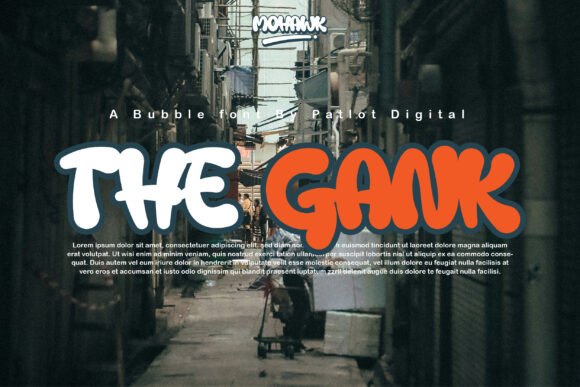 Mohawk Font PNG with transparent background - Preview 1