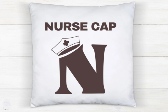 Nurse Cap Font PNG with transparent background - Preview 5