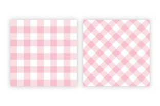 Pastel Gingham Digital Paper Bundle Pack Graphic by Vee Zee Designs ...