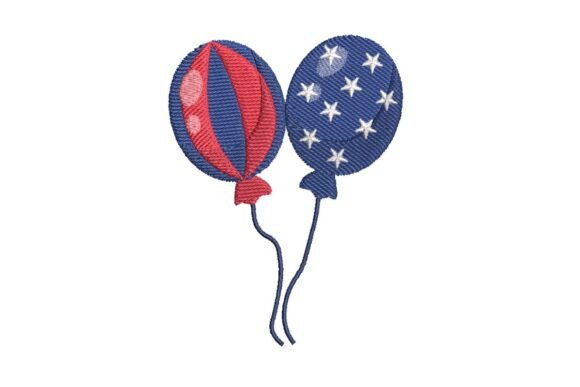 Patriotic Star Spangled Balloons