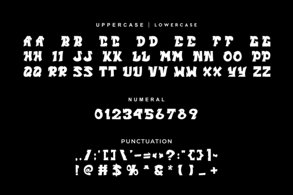 Punk Bromix Font PNG with transparent background - Preview 4
