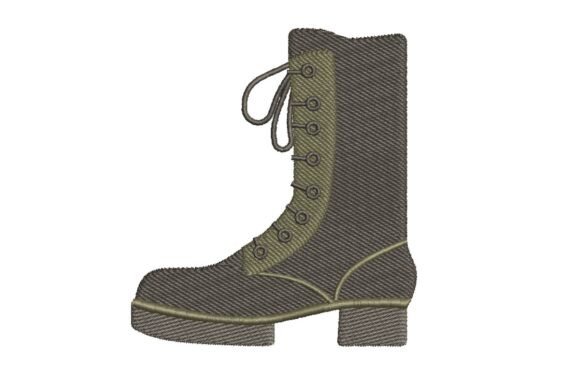 Sturdy Military Boot