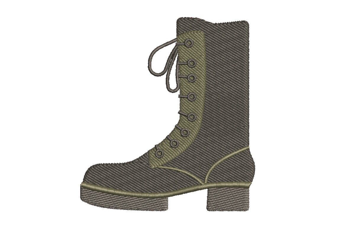 Sturdy Military Boot