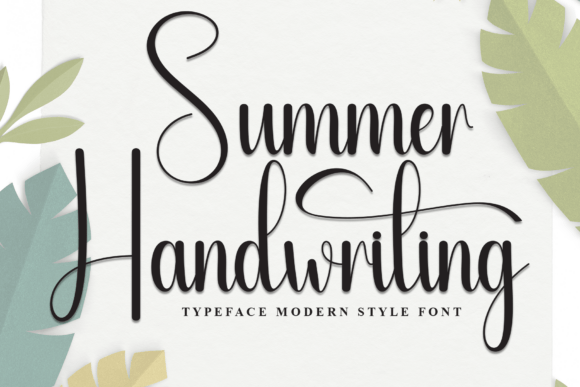 Summer Handwriting Fuentes Caligráficas Fuente Por Strongkeng Old
