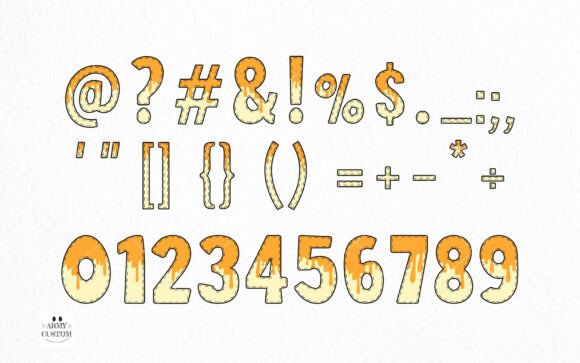 Bee Bundle Font PNG with transparent background - Preview 3