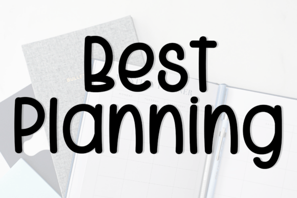 Birthday Planner Font - Preview 2
