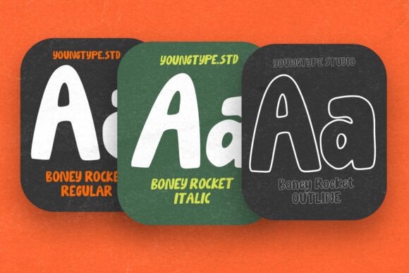 Boney Rocket Font - Preview 4