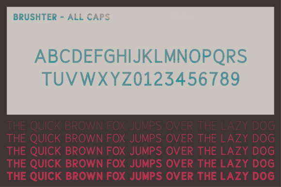 Brushter Font - Preview 3