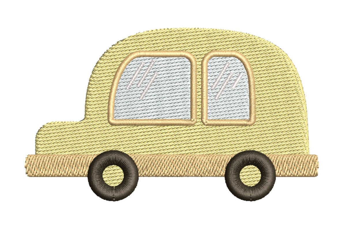 Cheerful Yellow Car