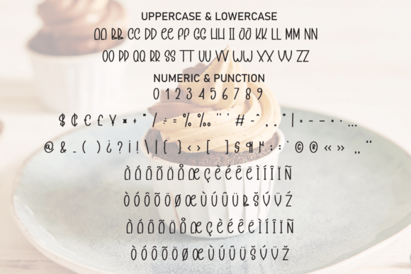 Choco Cupcake Font - Preview 6