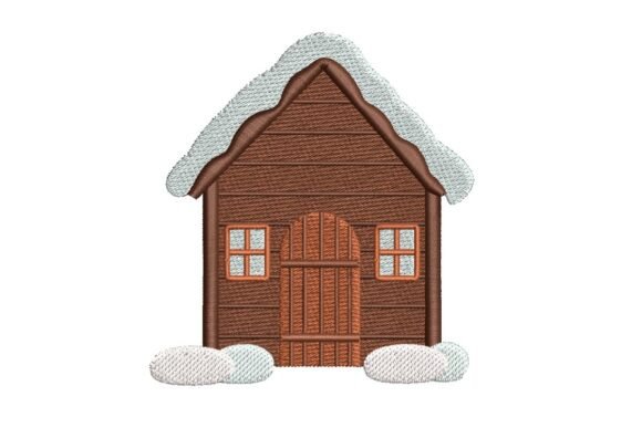 Cozy Cabin in the Snow