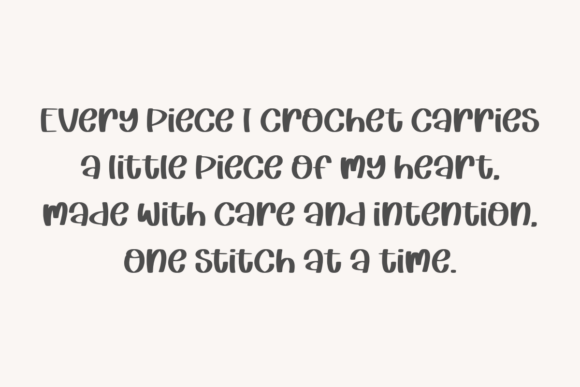 Crochet Pattern Font - Preview 2