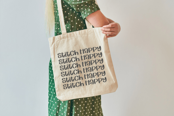 Crochet Pattern Font - Preview 5