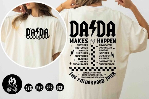DADA Tour Fatherhood SVG, Dada Life SVG Graphic by Campfire Stories ...