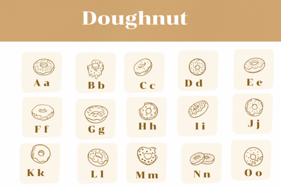 Doughnut Font - Preview 1