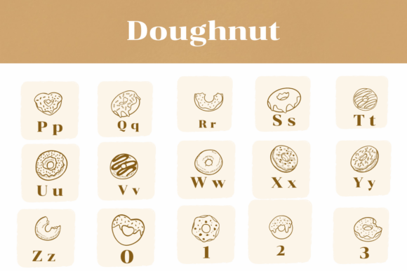 Doughnut Font - Preview 2