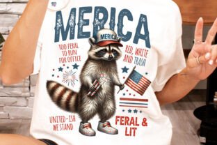 Feral 4th of July Raccoon PNG Graphic by Pixel Paige Studio · Creative ...