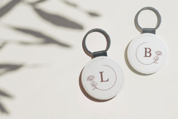 Freesia Monogram Font PNG with transparent background - Preview 3
