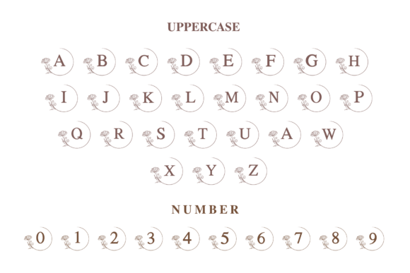 Freesia Monogram Font - Preview 5