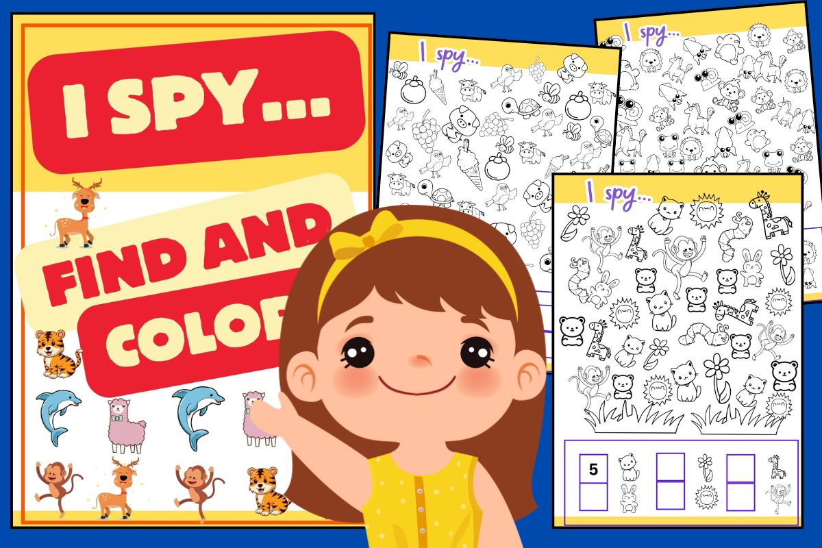 I Spy- Children Coloring Book