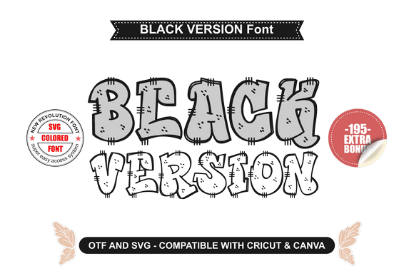 Mural Font PNG with transparent background - Preview 3