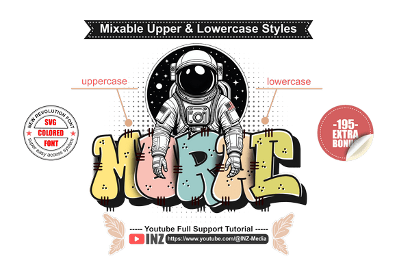 Mural Font PNG with transparent background - Preview 4